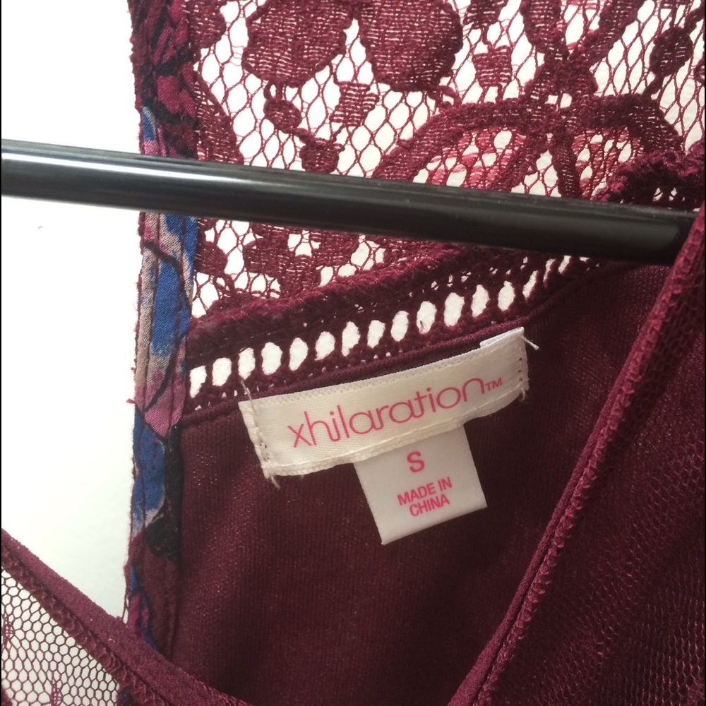 maroon dress